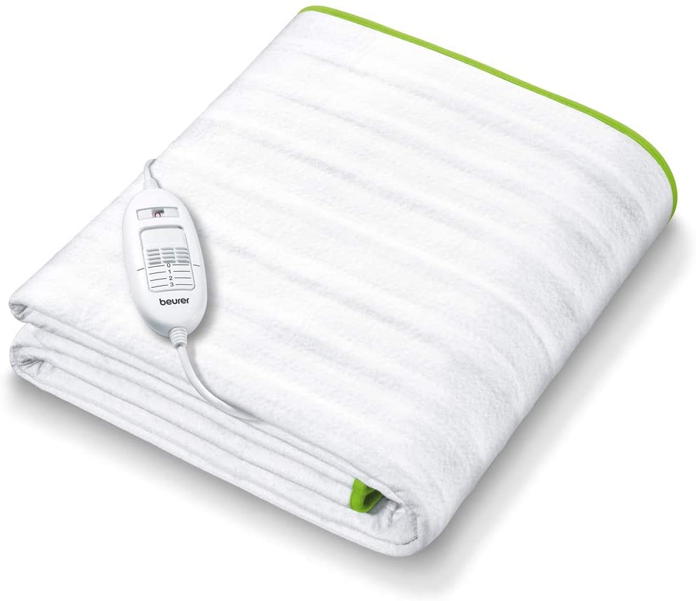 Beurer TS 15 heat underblanket with safety automatic soft fleece and with 3 temperature levels 150 x 80 cm