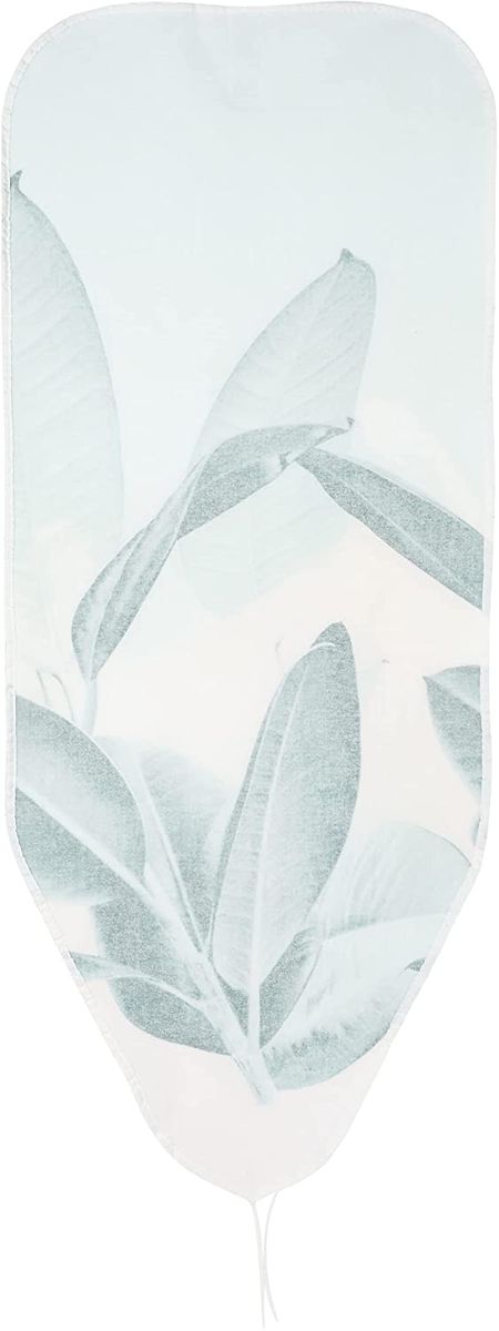 Brabantia Ironing Board Cover C, 124 x 45 cm, 2mm Foam, Cotton, Tropical Leaves, 2mm Foam Tropical Leaves