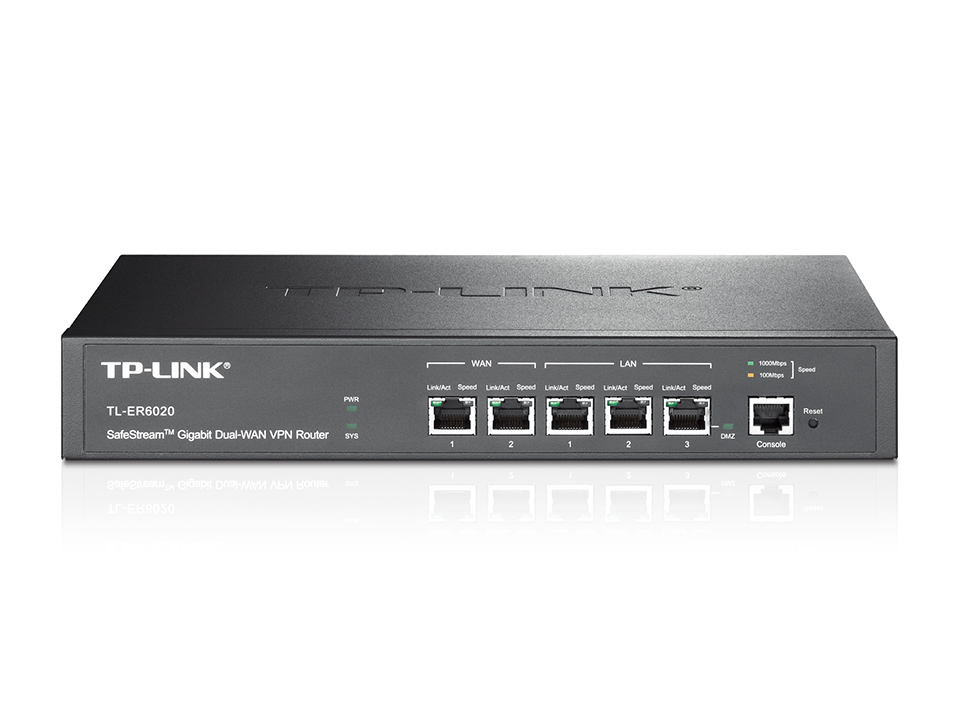 TP-Link TL-ER6020 Kabelrouter Gigabit Ethernet Schwarz V2