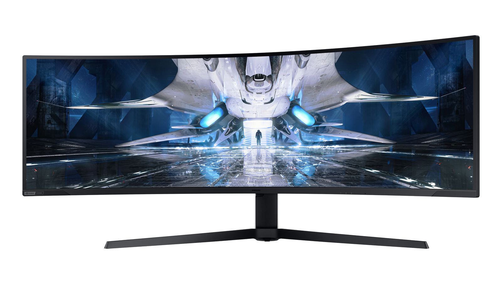 Samsung Odyssey Neo G9 Curved Gaming Monitor S49AG952NU 49" DWQHD Quantum Mini-LED AMD FreeSync Premium Pro G-Sync kompatibel Krümmung 1000R Bildwiederholrate 240 Hz/Weiß Samsung Odyssey Neo G9 Curved Gaming Monitor S49AG952NU 49" DWQHD Quantum Mini-LED AMD FreeSync Premium Pro G-Sync kompatibel Krümmung 1000R Bildwiederholrate 240 Hz/Weiß