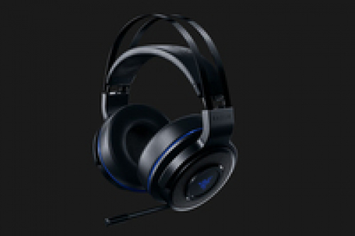 Razer Thresher 7.1 Gaming Headset Wireless RF Virtual 7.1 Surround-Sound for PS4 Black