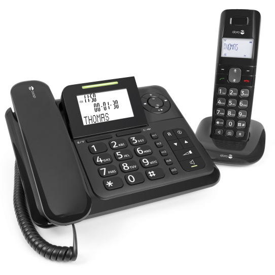 Doro Comfort 4005 Analoges/DECT-Telefon Anrufer-Identifikation