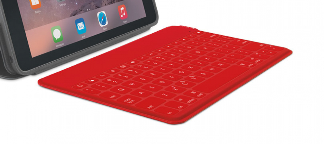 logitech Keys-To-Go Tastatur für Mobilgeräte Bluetooth RED IT-Layout