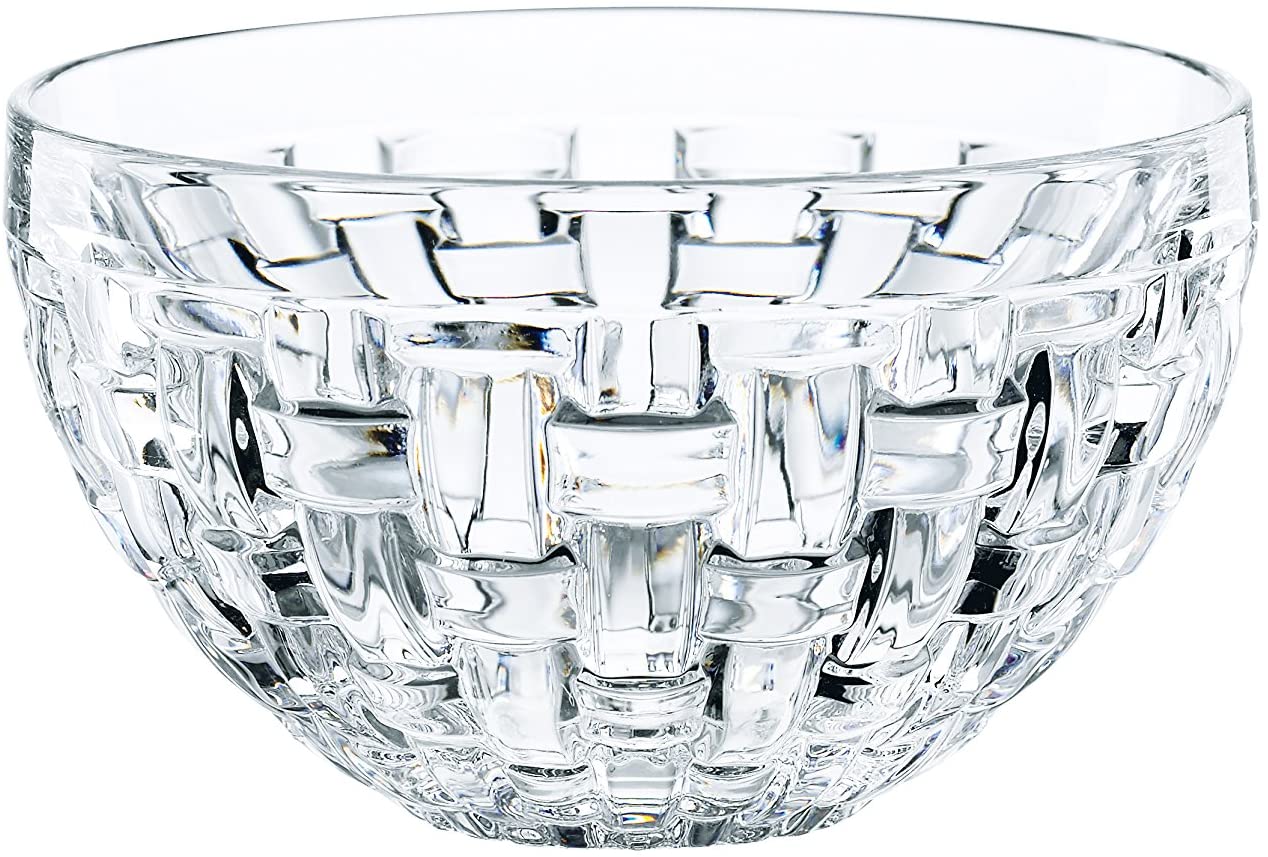 Spiegelau & Nachtmann, 4-piece dip bowl set, round, Ø 9.8 cm, crystal glass, Bossa Nova, 101322 9.8 cm cake plate/chips and dips