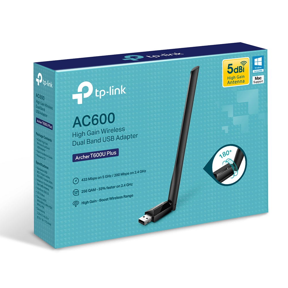 TP-Link AC600 High Gain Dual Band 5dBi black