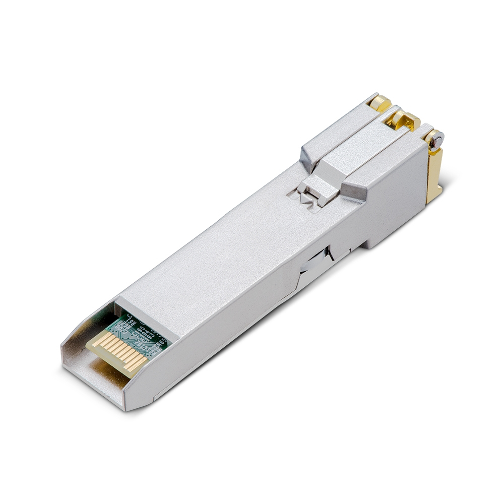 TP-Link TL-SM311T 1G SFP auf RJ45 Mini Gbic Modul - 1000Base-T Kupfer Transceiver Kompatibel für switch mit SFP-Ports, Plug-and-Play, Robustes Metallgehäuse.