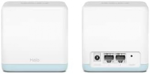 Mercusys AC1200 Whole Home Mesh Wi-Fi System, Abdeckung bis zu 2.800 ft² (260 m²) Verbinden Sie bis zu 100 Geräte, schnelle Anschlüsse, Dual Band Wi-Fi, einfache App Steuerung, Halo H30 (2er-Pack)