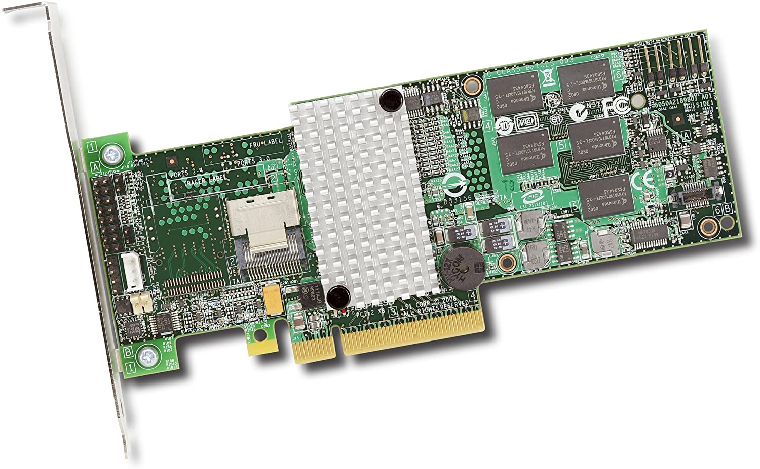 LSI MegaRAID SAS Storage controller (RAID 512MB 800MHz DDRII 4x PCI-E)