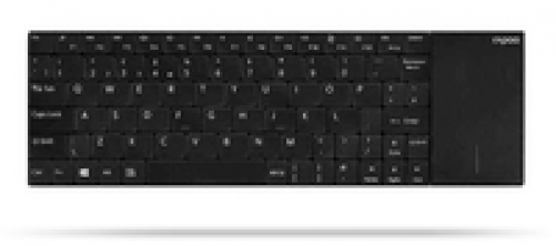 Rapoo E2710 kabellose Ultraflache Multimedia Tastatur mit Touchpad QWERTZ (DE)