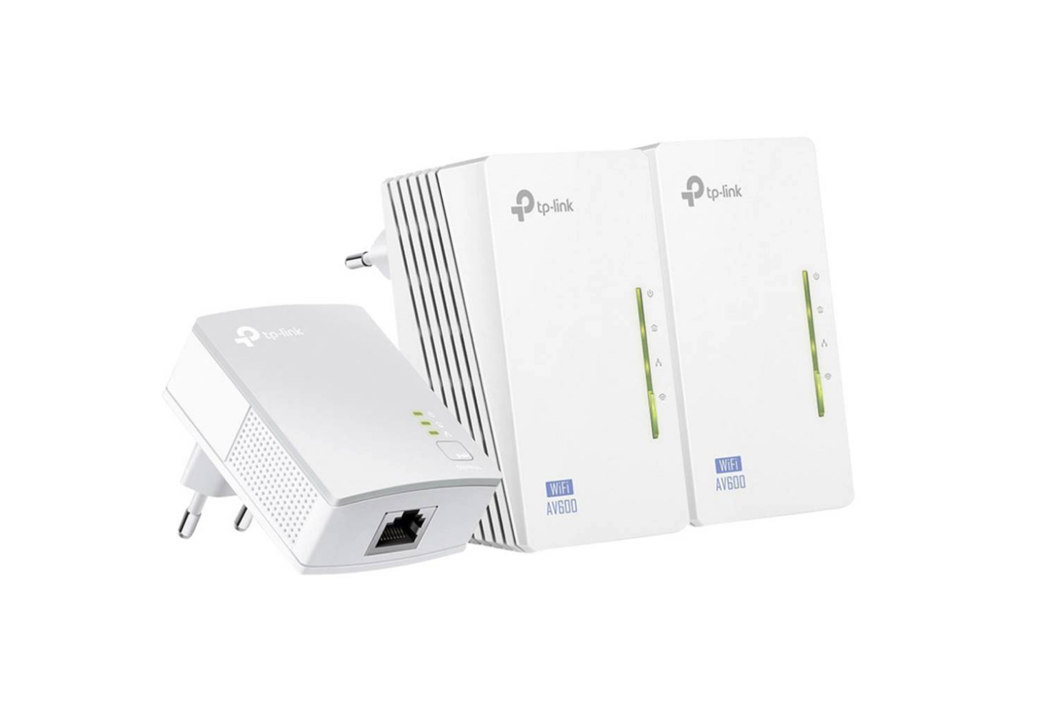 TP-Link TL-WPA4220 TKIT AV600 Powerline Universal Wi-Fi Range Extender Network WLAN Triple Set v5.0