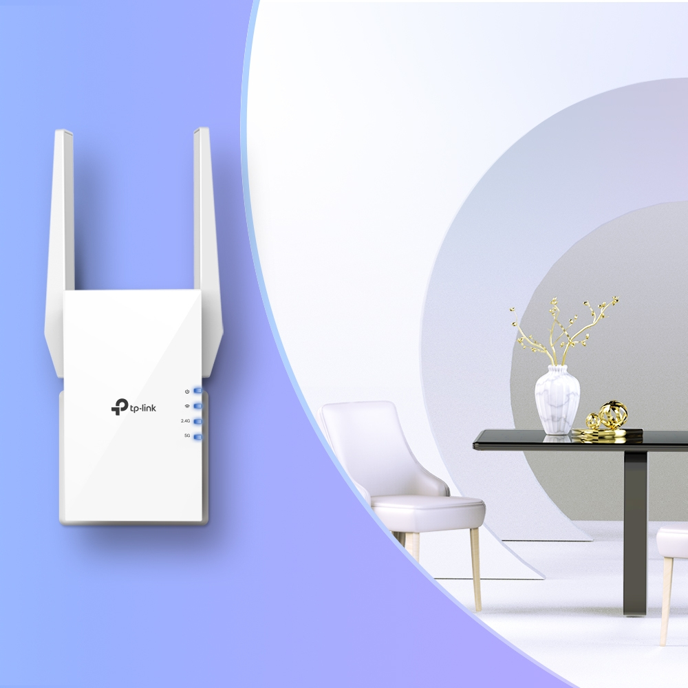 TP-Link RE505X AX1500 Wi-Fi 6 Mesh Dual Band WLAN Repeater White v1.0