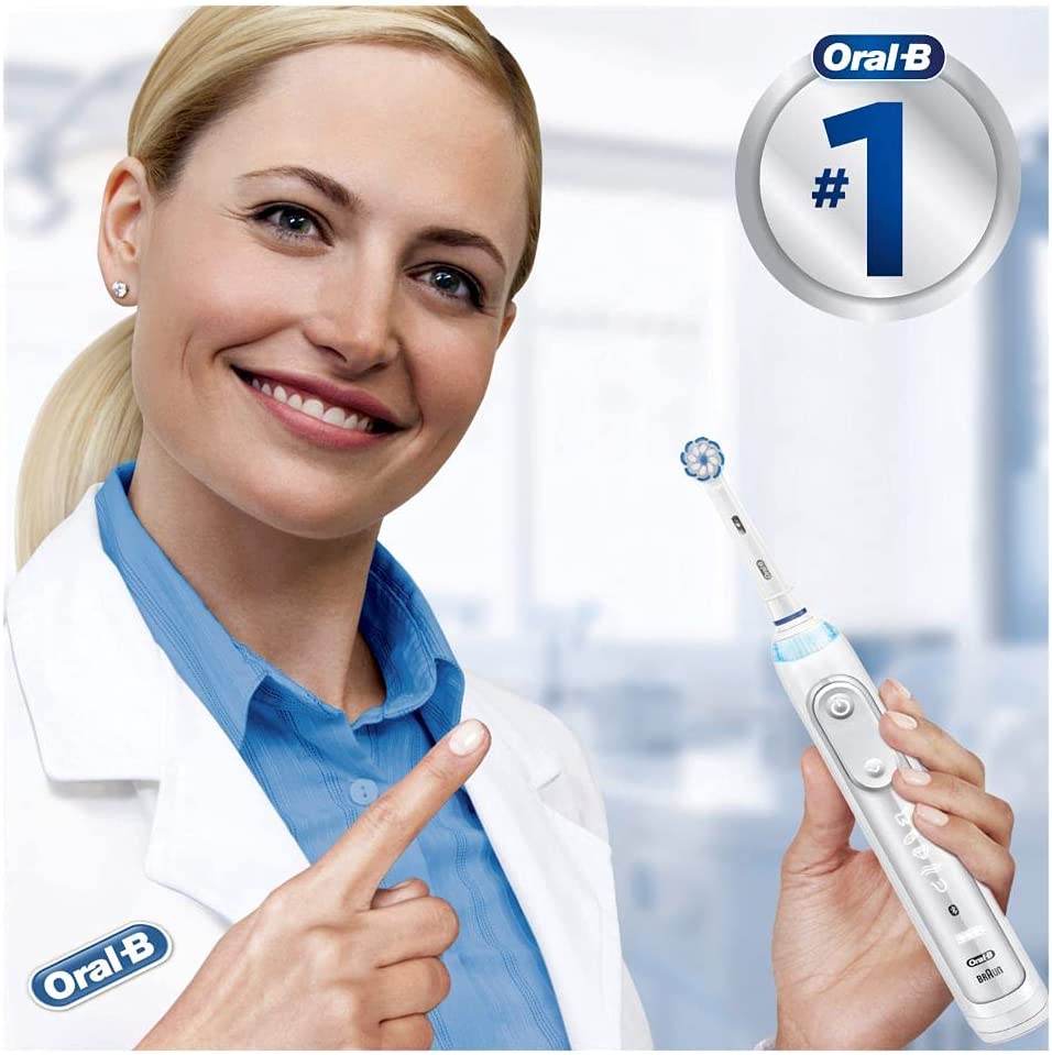 Oral-B Sensitive Clean toothbrush attachments for electric toothbrush, 8 pieces, gentle tooth cleaning, ultra-thin bristle technology, letterboxable packaging 8 pieces Single