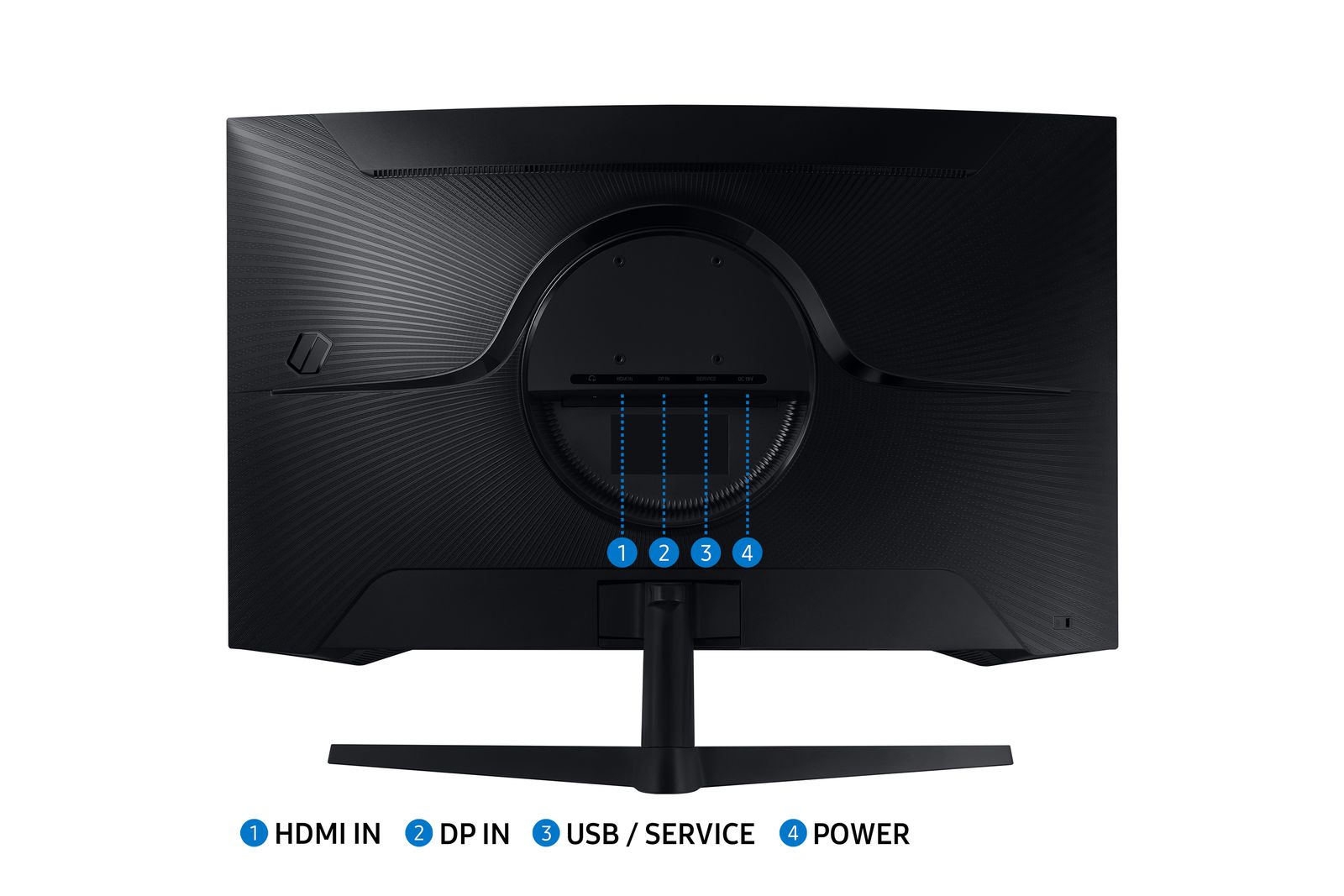 Samsung Odyssey G5 Curved WQHD Gaming Monitor C27G53T 27" VA-Panel WQHD-Auflösung HDR10 AMD FreeSync Premium Reaktionszeit 1ms Krümmung 1000R Bildwiederholrate 144 Hz 27 144 Hz + WQHD