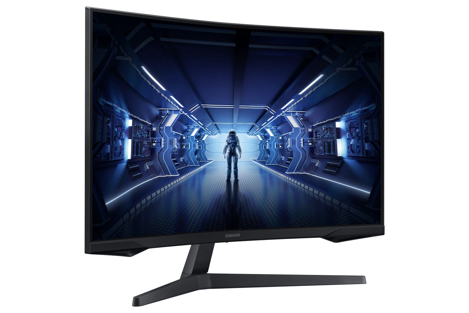 Samsung Odyssey G5 Curved WQHD Gaming Monitor C27G53T 27" VA-Panel WQHD-Auflösung HDR10 AMD FreeSync Premium Reaktionszeit 1ms Krümmung 1000R Bildwiederholrate 144 Hz 27 144 Hz + WQHD