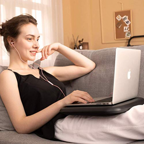 KLIM Comfort + Laptop-Kühler + Schütze Dich und Deinen Laptop vor Überhitzung + NEU 2020 + Hochwertiges leises Kühlkissen 10" - 15,6" + Stabil auf Deinem Schoß + leiser Ventilator