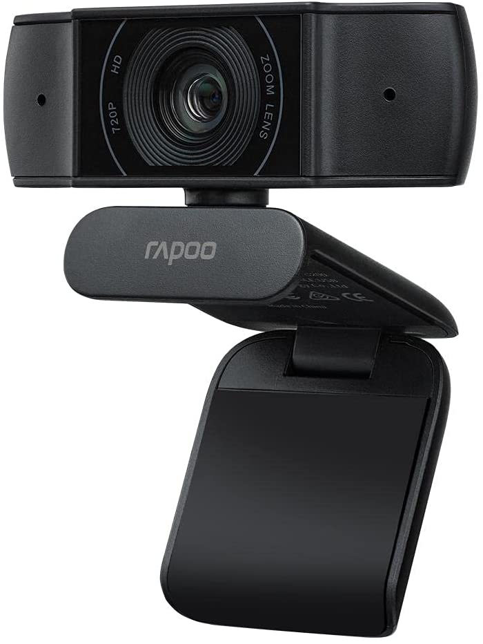 Rapoo XW170 HD Webcam 720P 80 Field of View Auto Focus Noise Cancelling USB Port