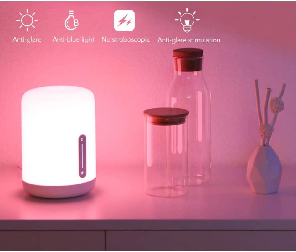 Xiaomi Mi Smart Bedside Lamp 2 Nachttisch- Stimmungs- & Ambientelampe Dimmbar,16 Mio Farben frei wählbar iOS/Android Appverbindung via Mi Home App Unterstützt Sprachassistenten z.B. Amazon Alexa Nachttischlampe Single Xiaomi Mi Smart Bedside Lamp 2 Nachttisch- Stimmungs- & Ambientelampe Dimmbar,16 Mio Farben frei wählbar iOS/Android Appverbindung via Mi Home App Unterstützt Sprachassistenten z.B. Amazon Alexa Nachttischlampe Single