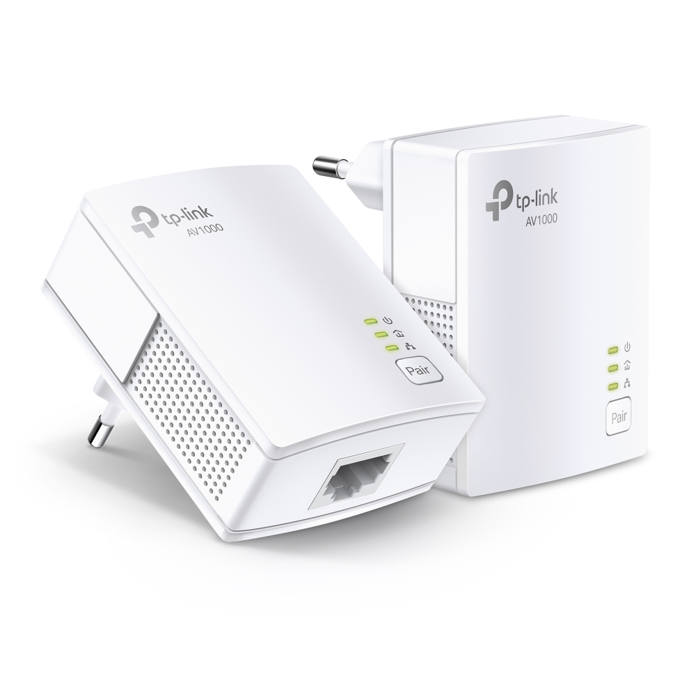 TP-LINK TL-PA717 KIT V4 Starter Kit - Powerline Adapterkit - GigE, HomePlug AV (HPAV)